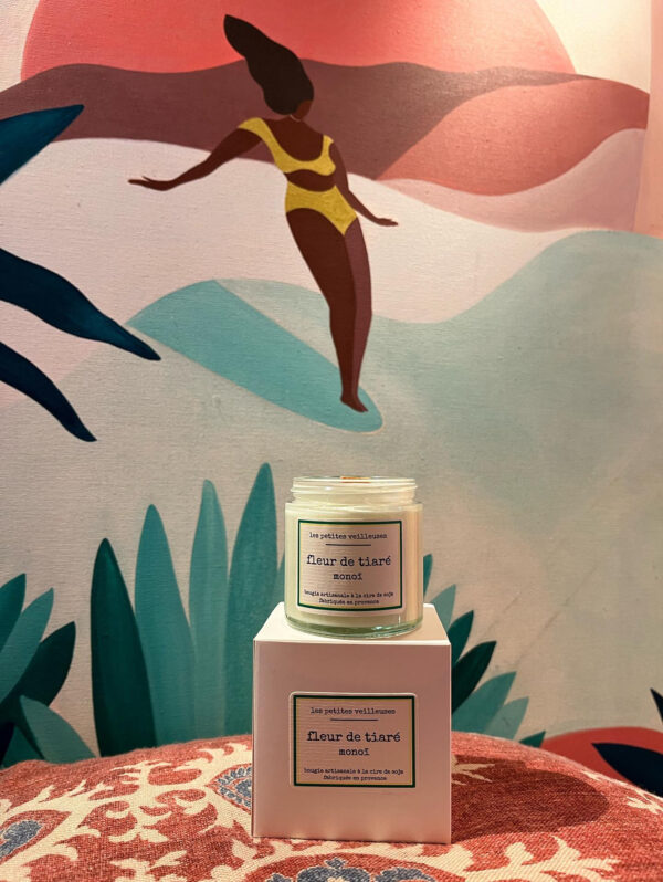 Bougie Fleur de tiaré-Monoï 120ml
