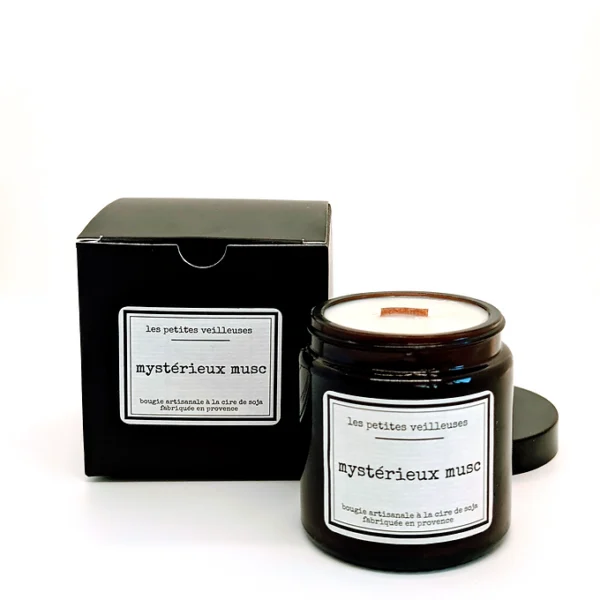 Bougie Mystérieux Musc 120ml – Image 2
