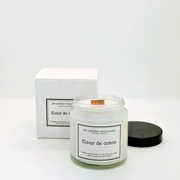 Bougie Fleur de coton 120ml – Image 2